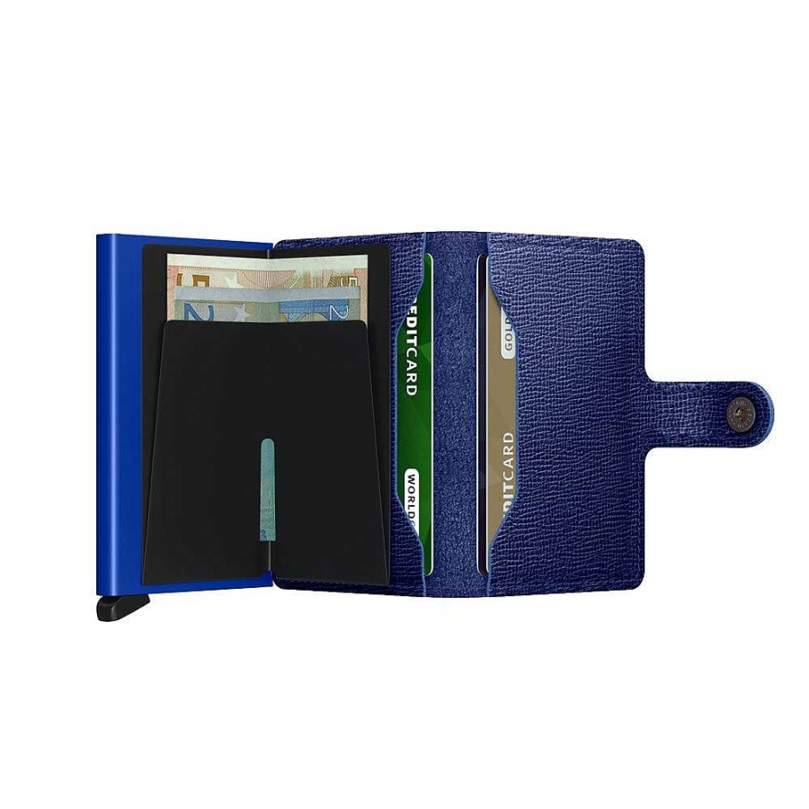 Men'S Secrid | Secrid - Miniwallet Crisple Blue