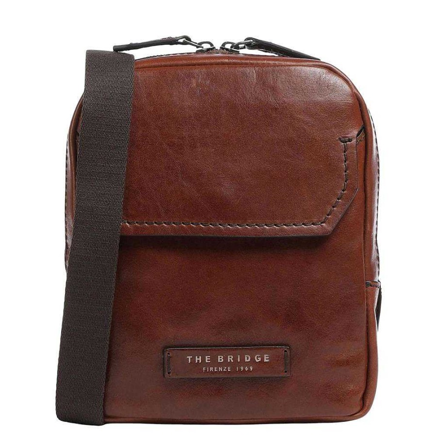 Men'S The Bridge | The Bridge - Shoulder Bag Brown