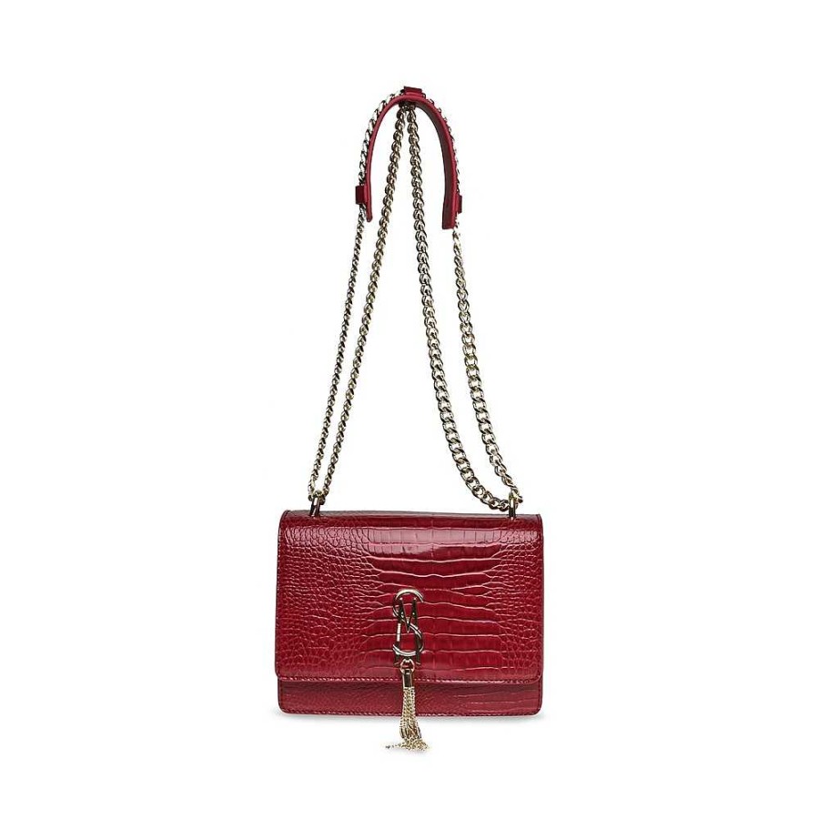 Ladies Steve Madden | Steve Madden - Bmagnify Shoulder Bag Red