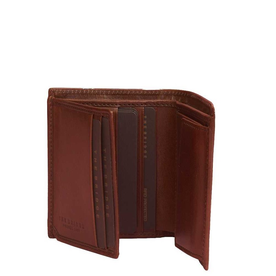 Men'S The Bridge | The Bridge - Wallet Story Uomo Brown