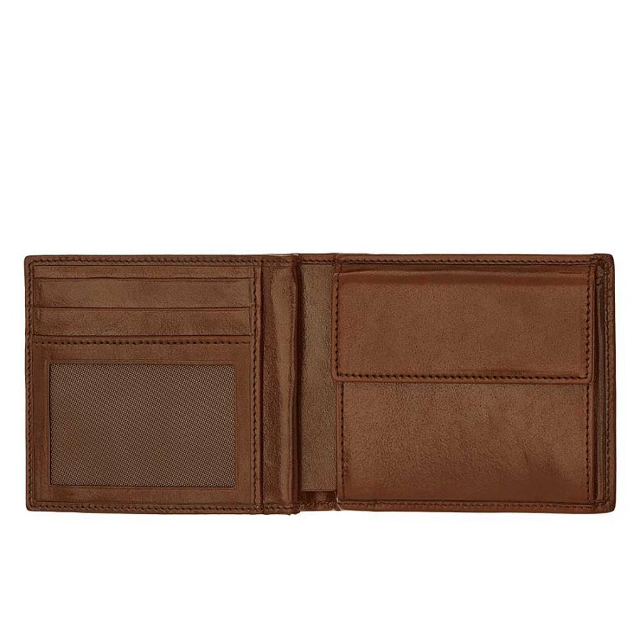 Men'S The Bridge | The Bridge - Man Wallet Brown