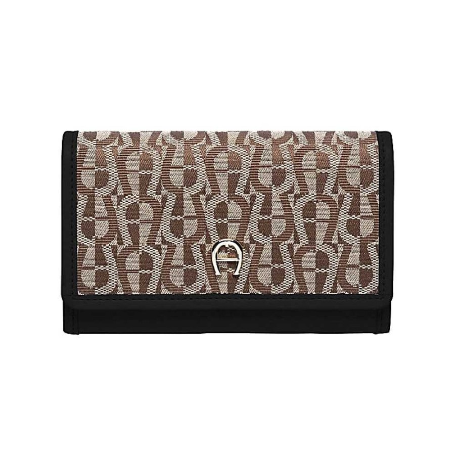 Ladies Aigner | Aigner - Emea Wallet Black