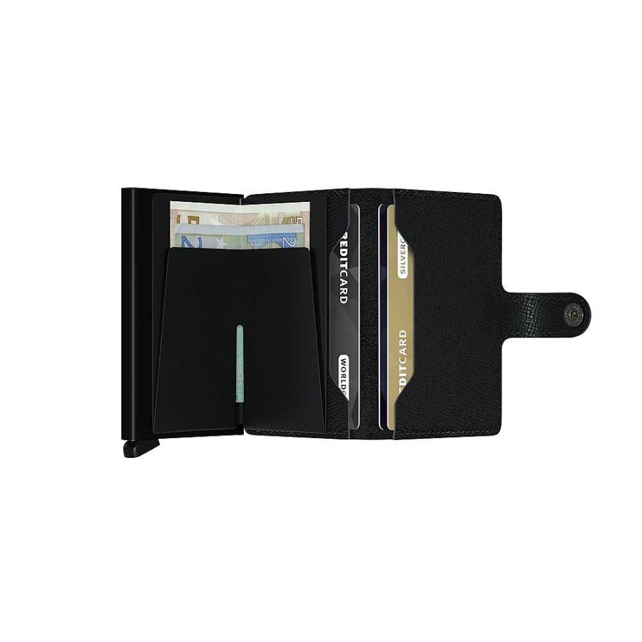 Men'S Secrid | Secrid - Miniwallet Crisple Black