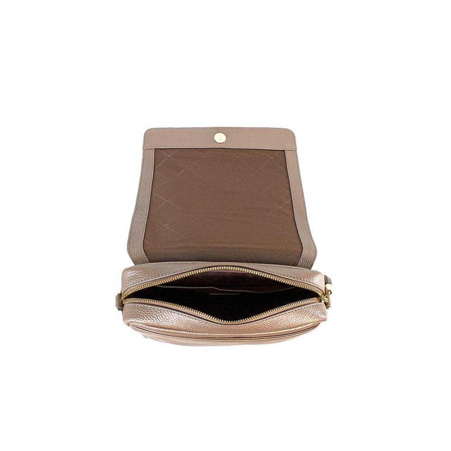 Ladies Braun Büffel | Braun Buffel - Alessia Flap Shoulder Bag Beige