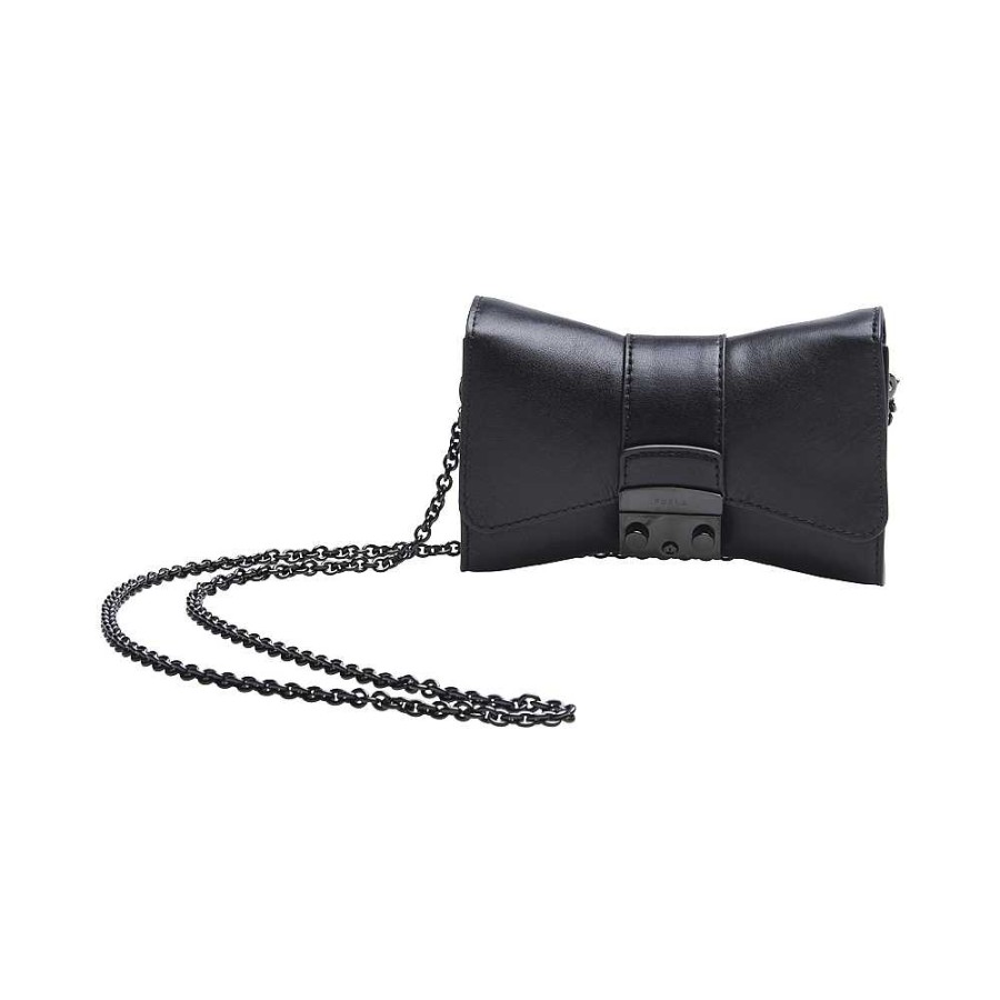 Ladies Furla | Furla - Metropolis Remix Mini Shoulder Bag Black