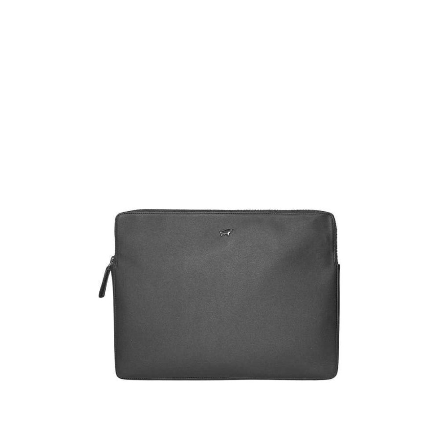 Men'S Braun Büffel | Braun Buffel - Laptop Bag Black