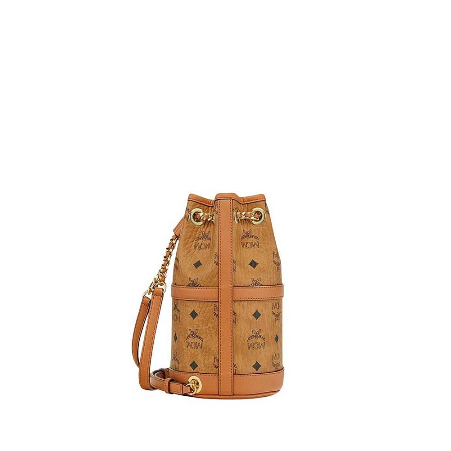 Ladies MCM | Mcm - Aren Backpack Xs Brown