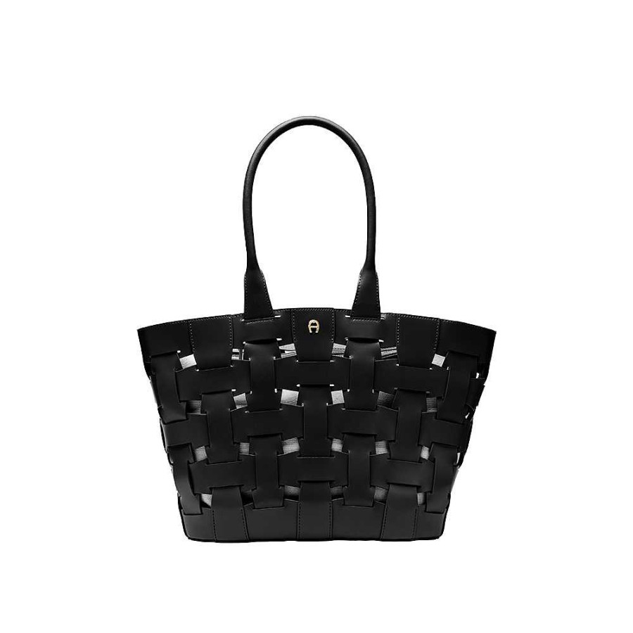 Ladies Aigner | Aigner - Shopper Matera L Black