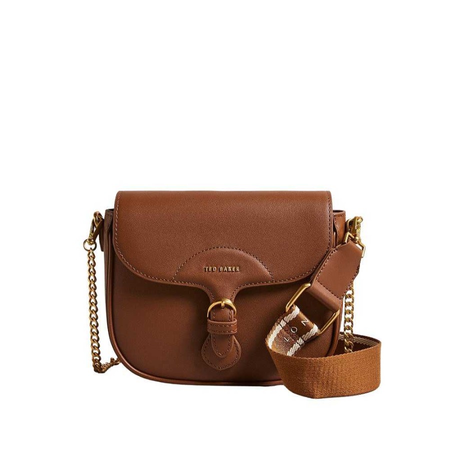 Ladies Ted Baker | Ted Baker - Shoulder Bag Wxb-Esia Web Brown