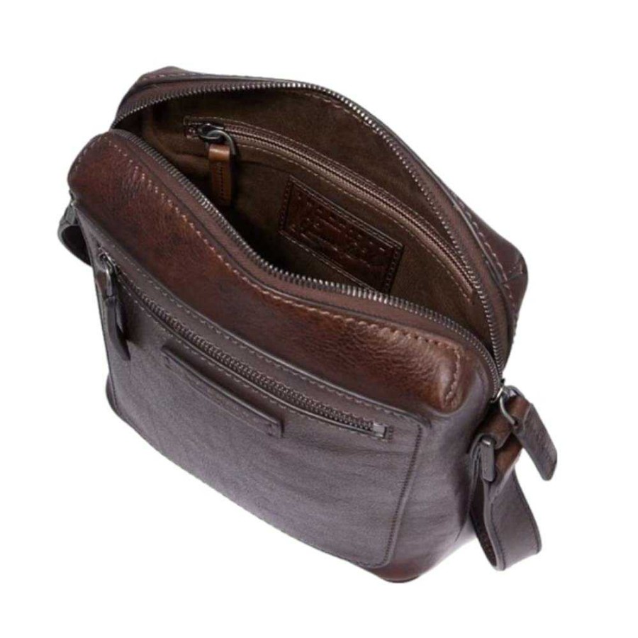 Men'S The Bridge | The Bridge - Shoulder Bag Brown