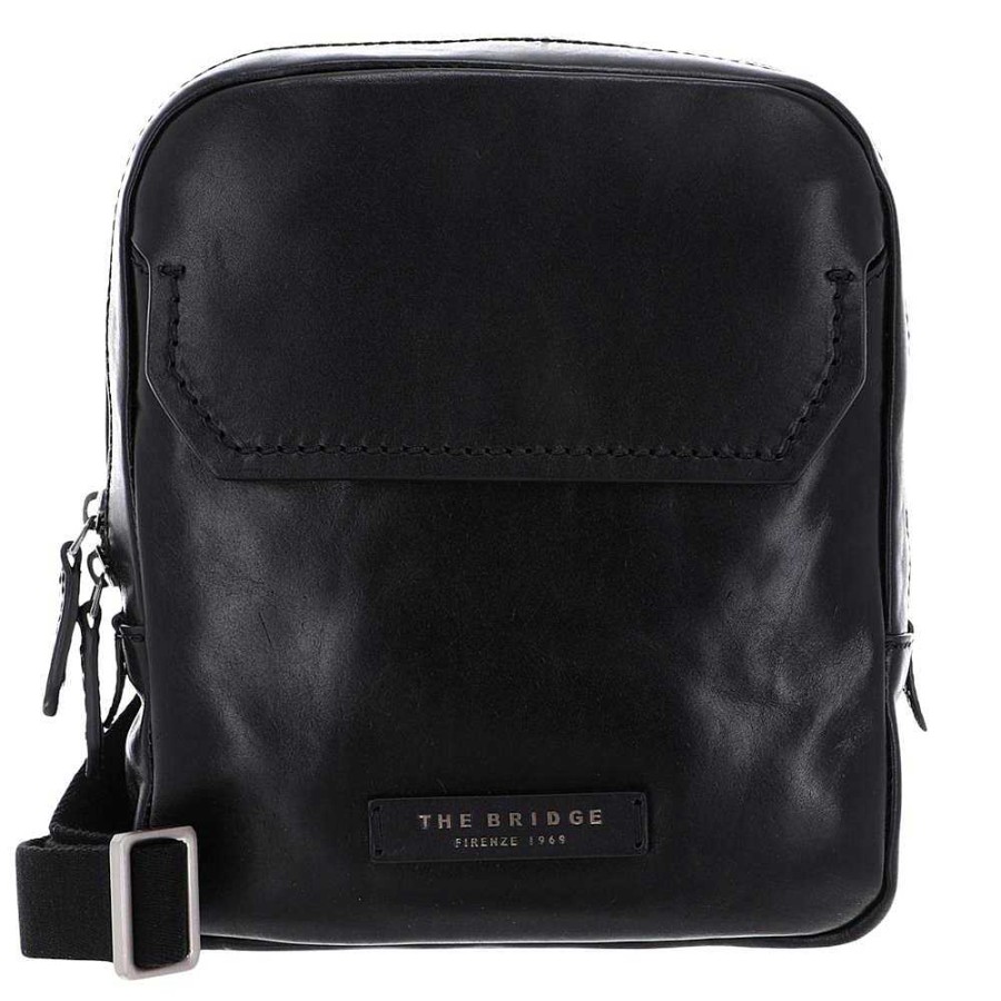 Men'S The Bridge | The Bridge - Shoulder Bag Black