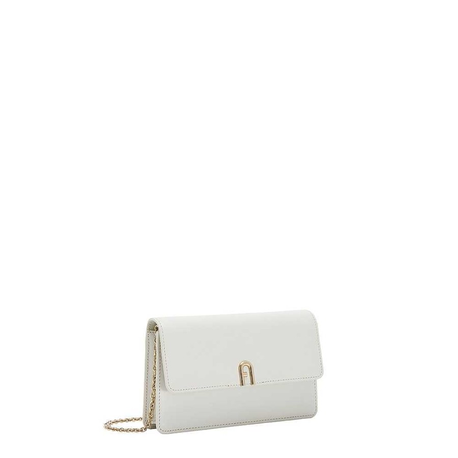 Ladies Furla | Furla - Furla Diamante Mini Shoulder Bag White