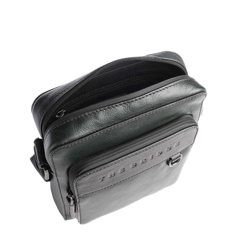 Men'S The Bridge | The Bridge - Shoulder Bag Black