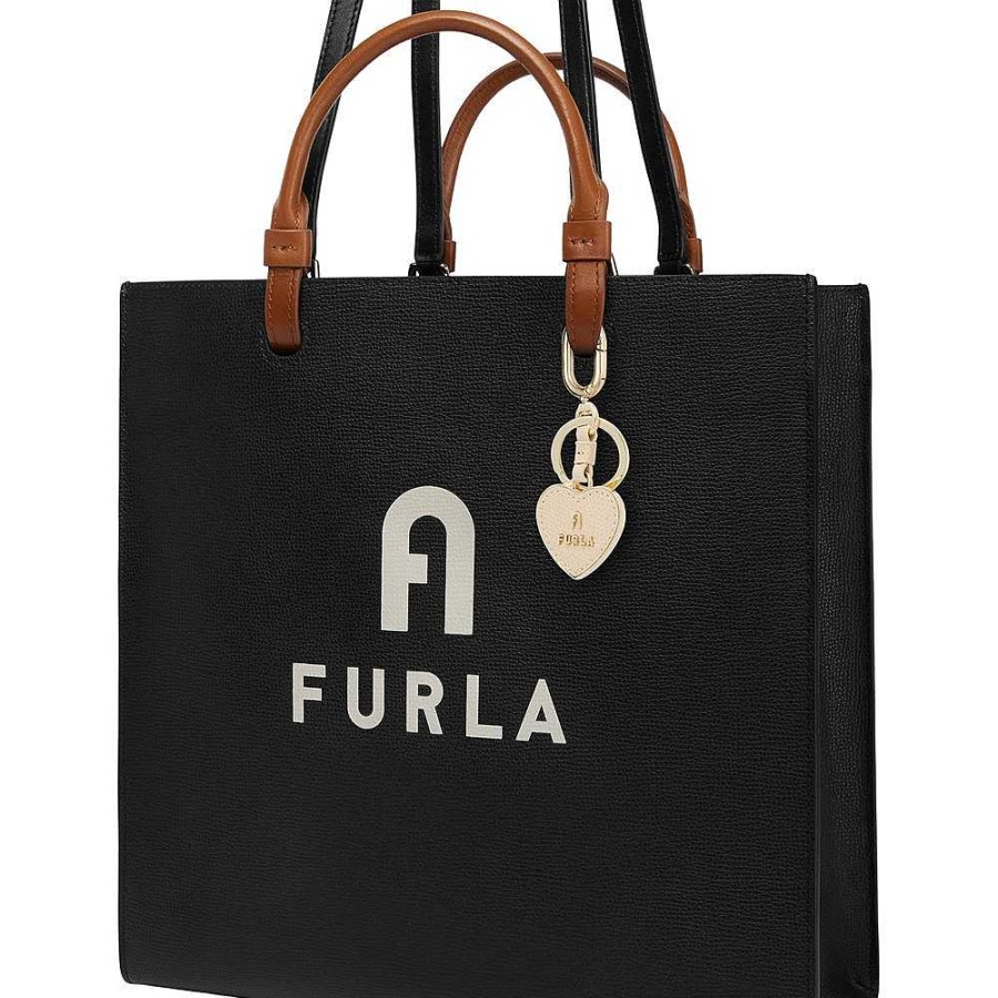 Ladies Furla | Furla - Keychain Furla Camelia Beige