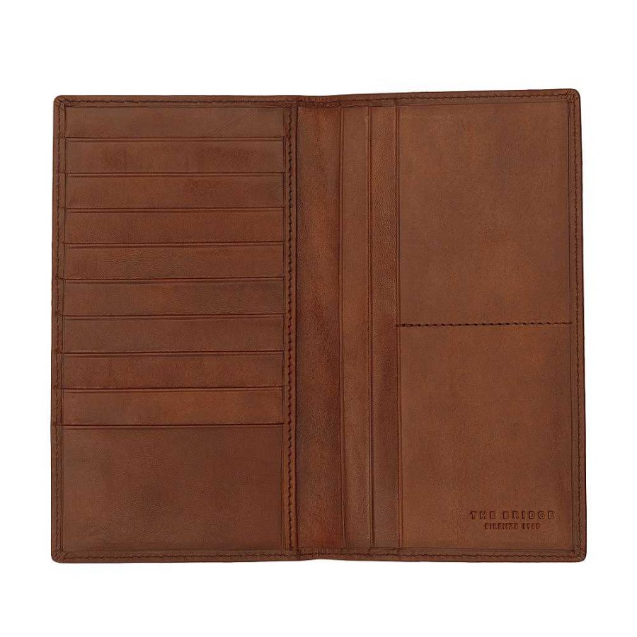 Men'S The Bridge | The Bridge - Document Holder Brown