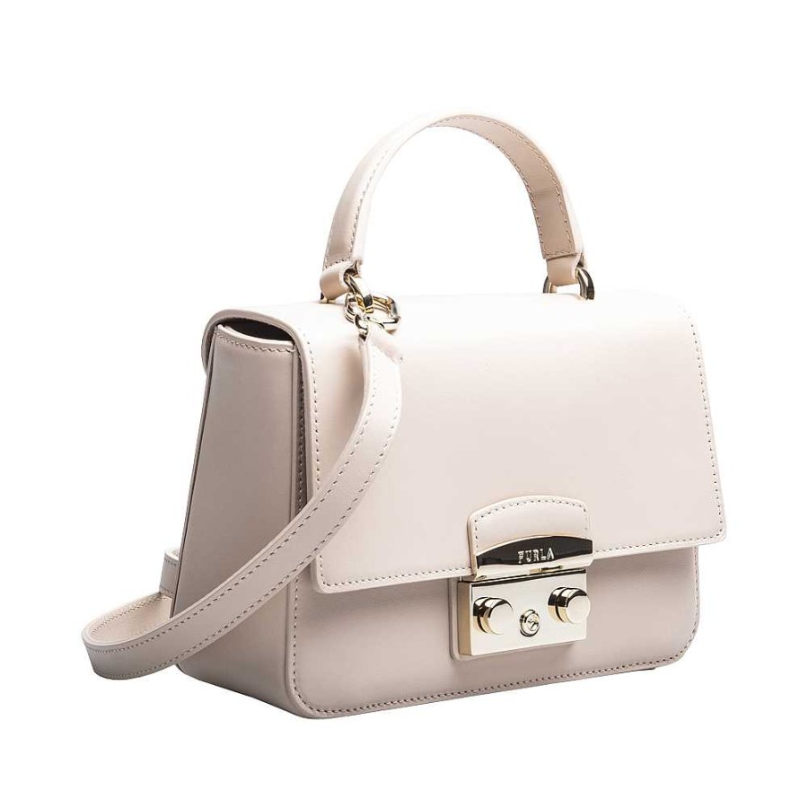 Ladies Furla | Furla - Handbag Metropolis Mini Beige