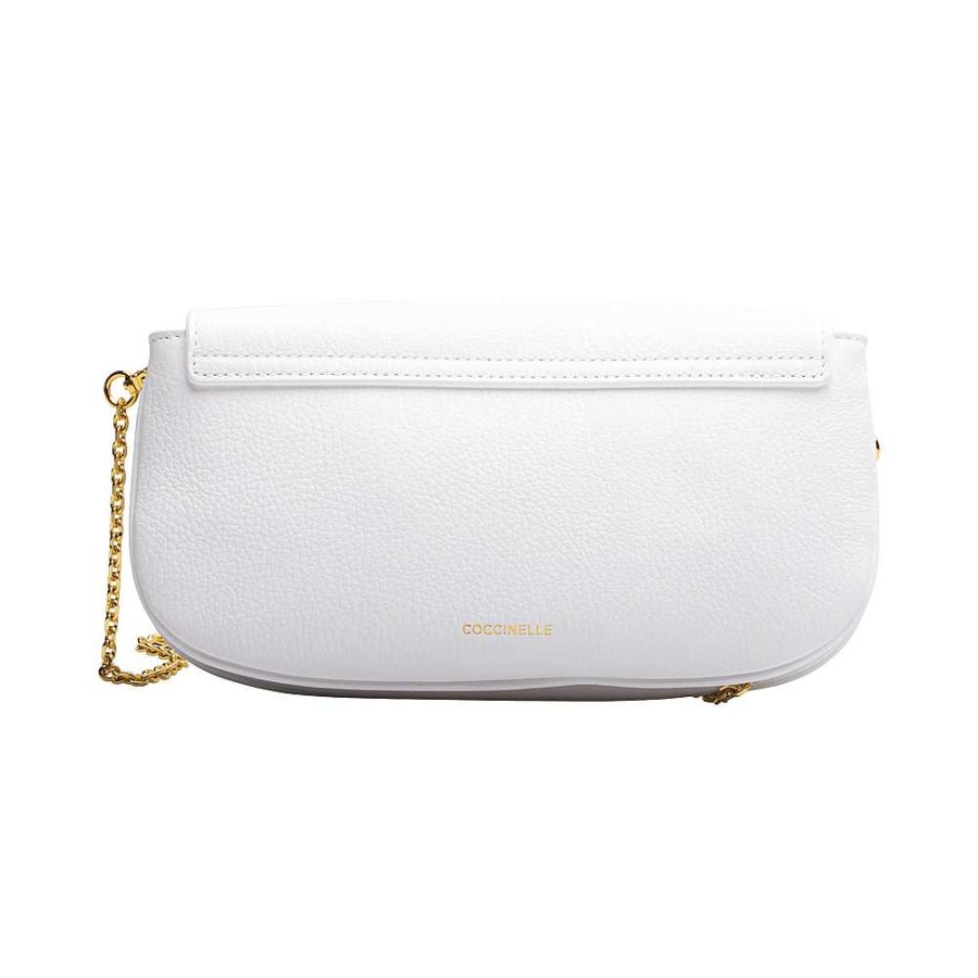 Ladies Coccinelle | Coccinelle - Shoulder Bag Coccinelle Dew White