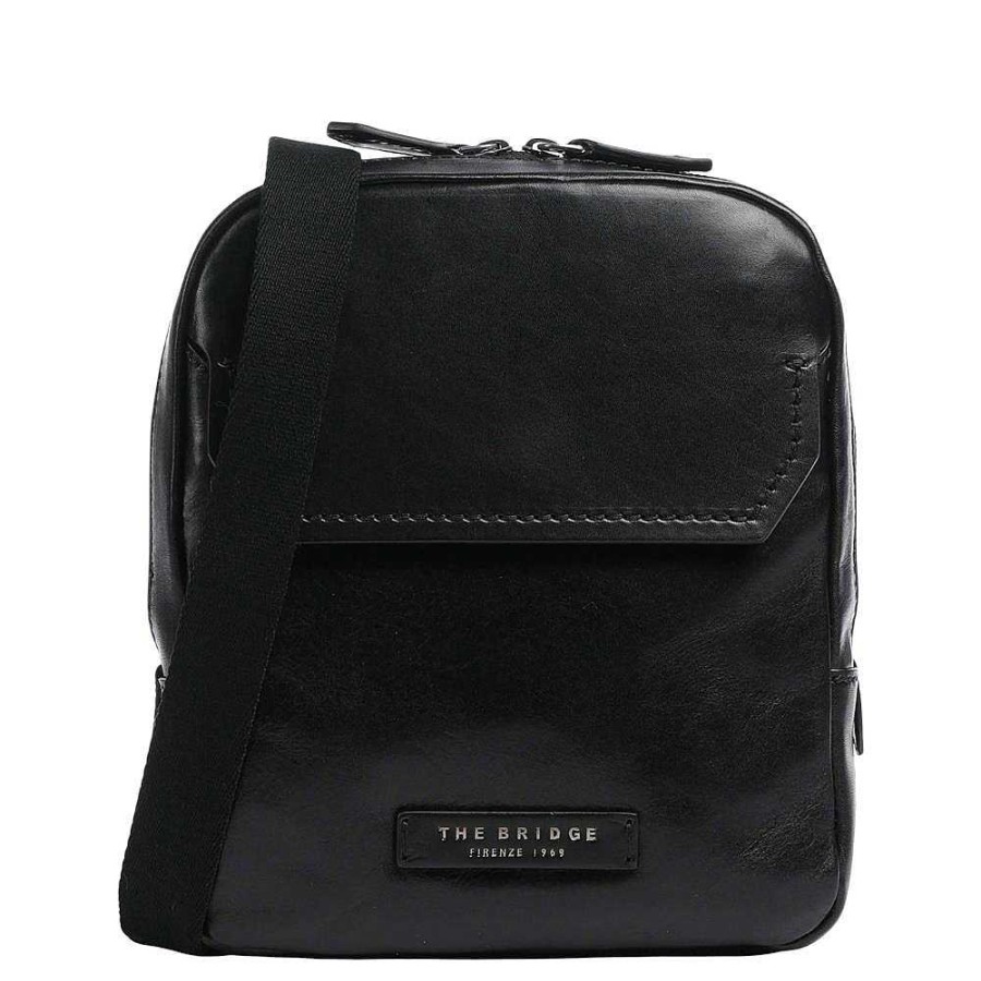 Men'S The Bridge | The Bridge - Shoulder Bag Black