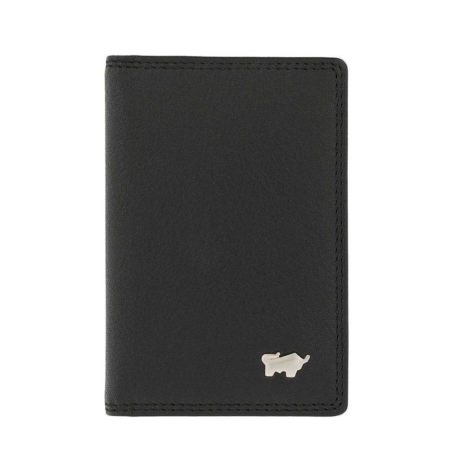 Men'S Braun Büffel | Braun Buffel - Golf 2.0 Card Case Black