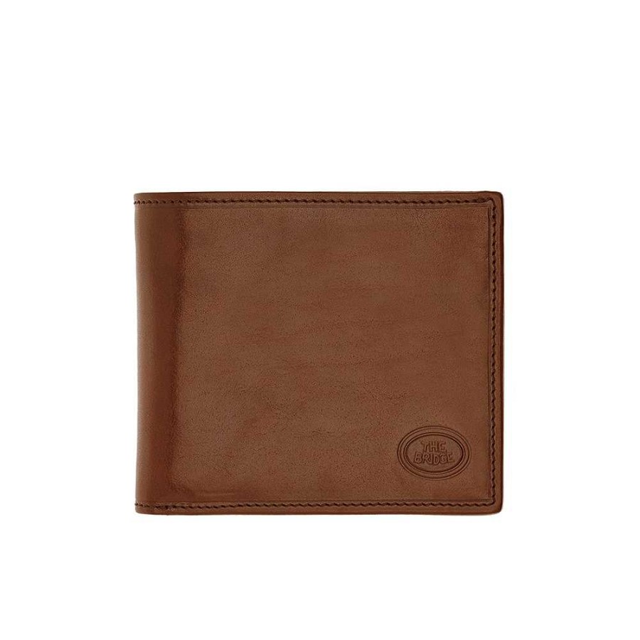 Men'S The Bridge | The Bridge - Man Wallet Brown