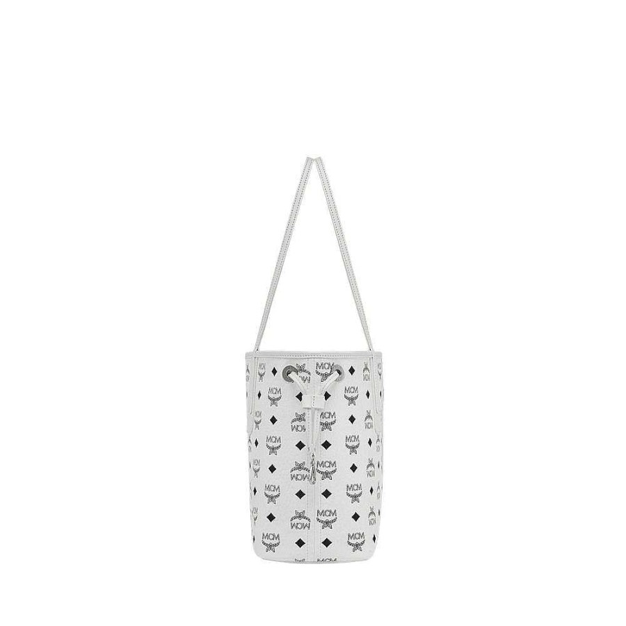 Ladies MCM | Mcm - Shopper Reversible Liz Shopper White