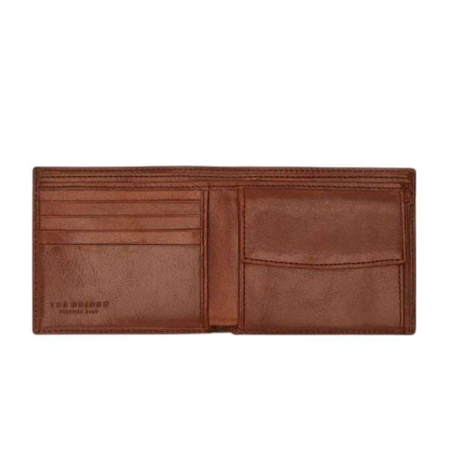 Men'S The Bridge | The Bridge - Wallet Brown