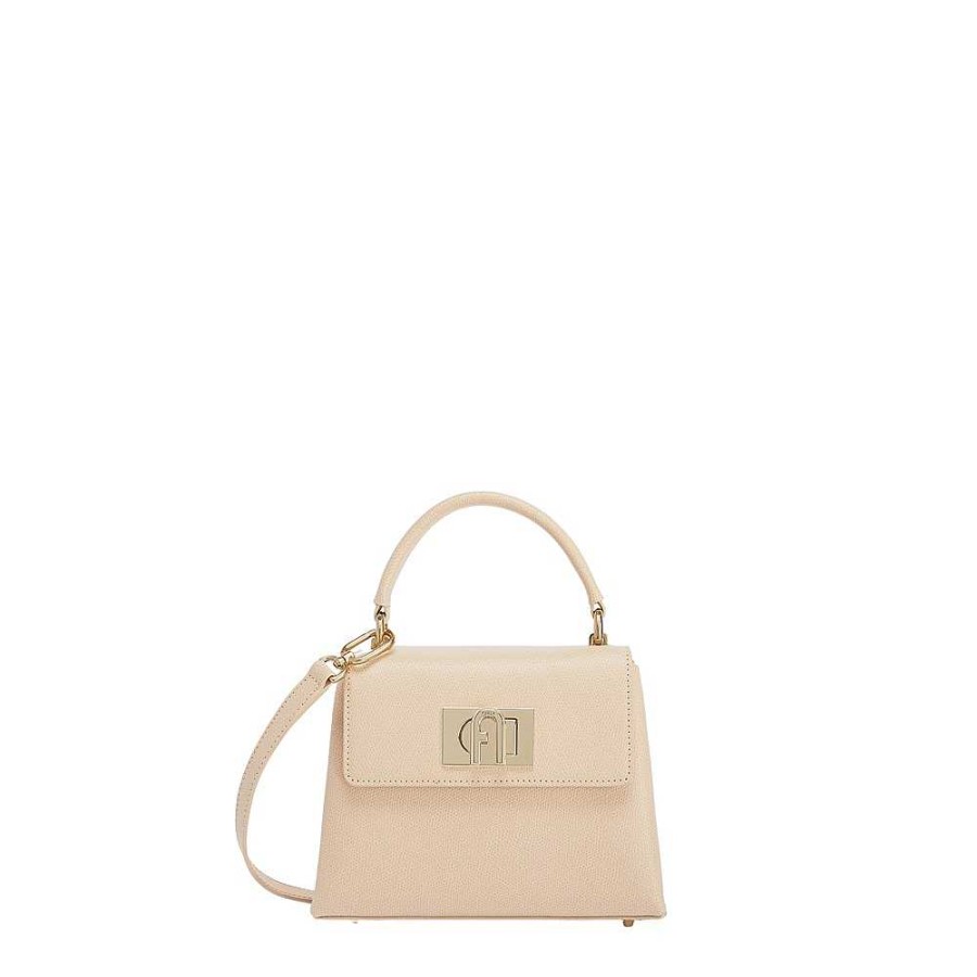 Ladies Furla | Furla - Ares Ballerina Handbag Beige