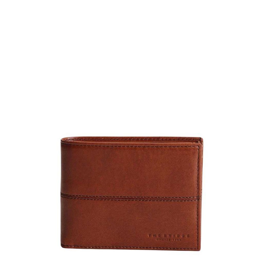 Men'S The Bridge | The Bridge - Wallet Brown