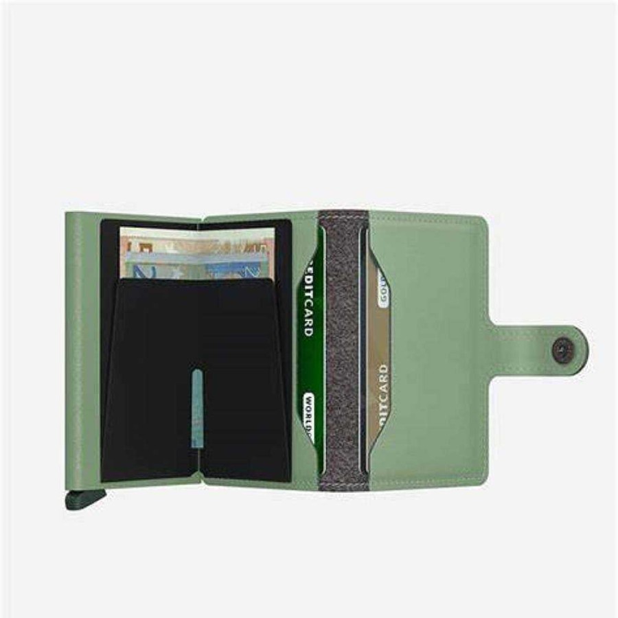 Men'S Secrid | Secrid - Miniwallet Yard Powder Green