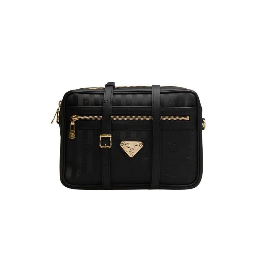 Ladies Maison Mollerus | Maison Mollerus - London Shoulder Bag Black