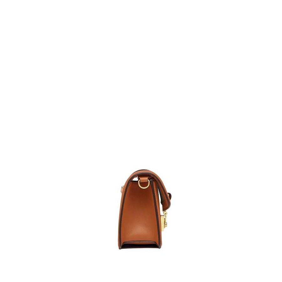 Ladies MCM | Mcm - Tracy Shoulder Bag In Linen S Brown