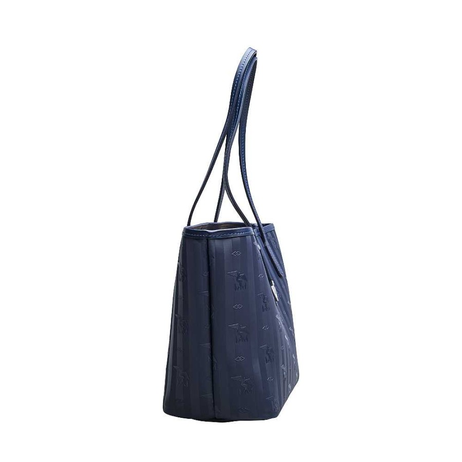 Ladies Maison Mollerus | Maison Mollerus - Shopper Geneva Blue