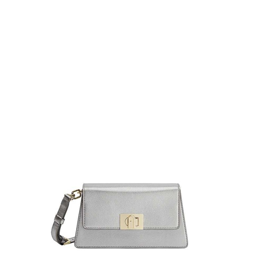 Ladies Furla | Furla - Furla Zoe Mini Shoulder Bag Gray