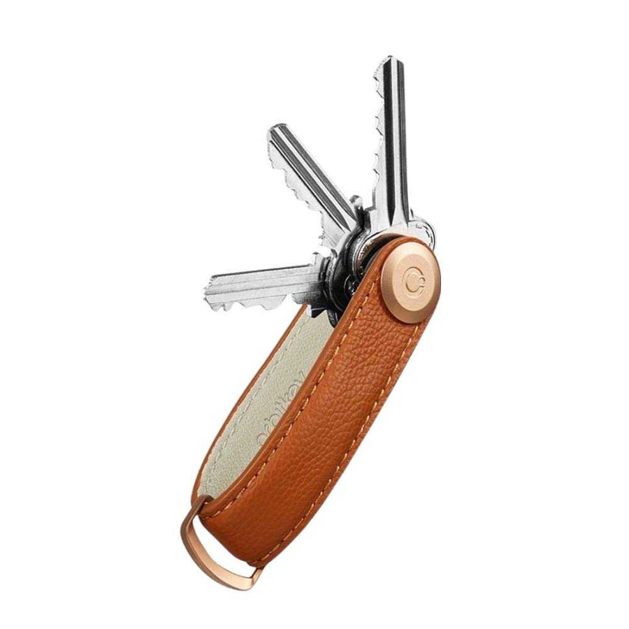 Ladies OrbitClearance - Safari Distribution | Orbitkey - Safari Distribution - Key Organizer Pebbled Brown