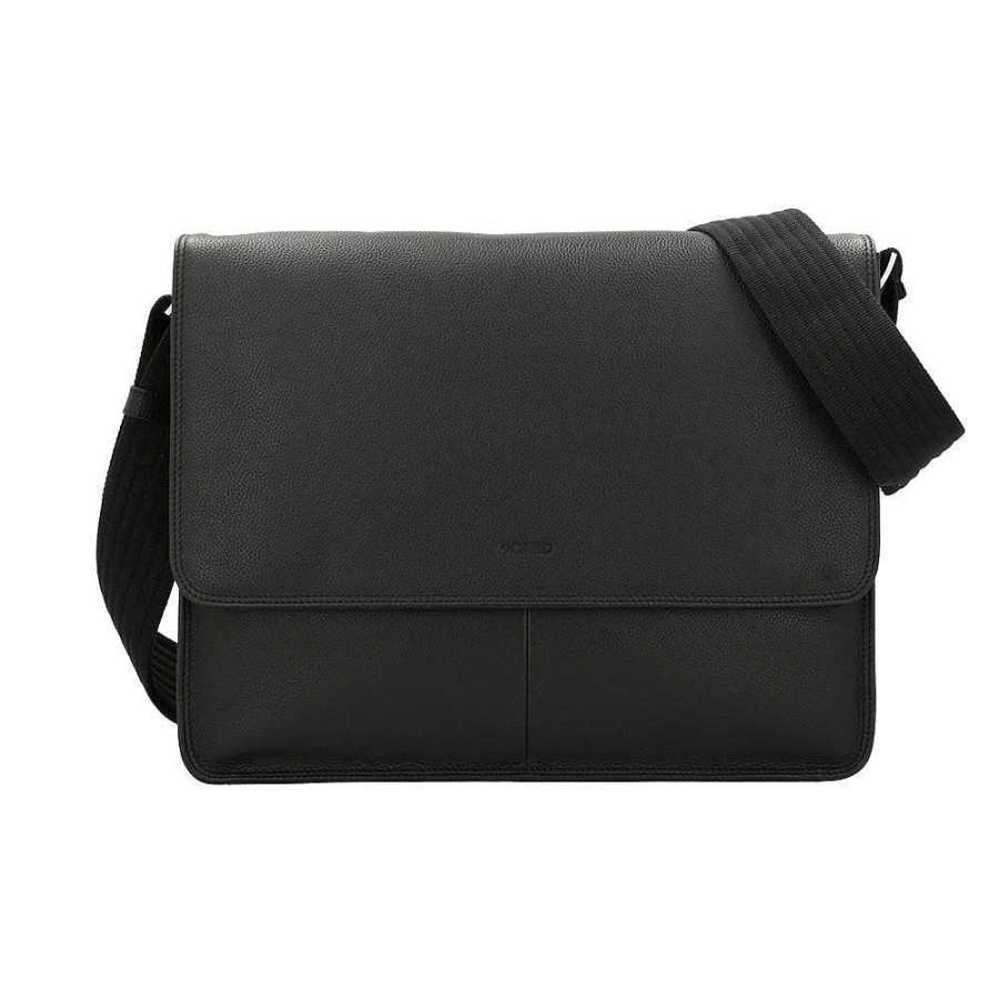 Men'S Picard | Picard - Messenger Bag Milano Black