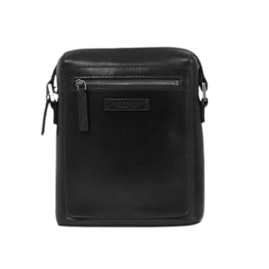 Men'S The Bridge | The Bridge - Shoulder Bag Black