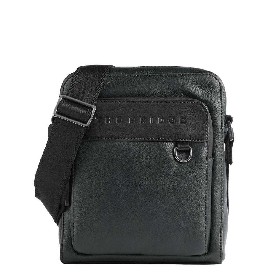 Men'S The Bridge | The Bridge - Shoulder Bag Black