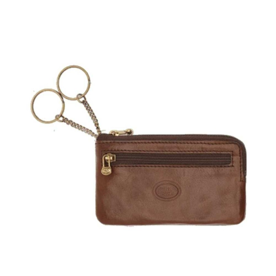 Men'S The Bridge | The Bridge - Story Uomo Key Case Brown