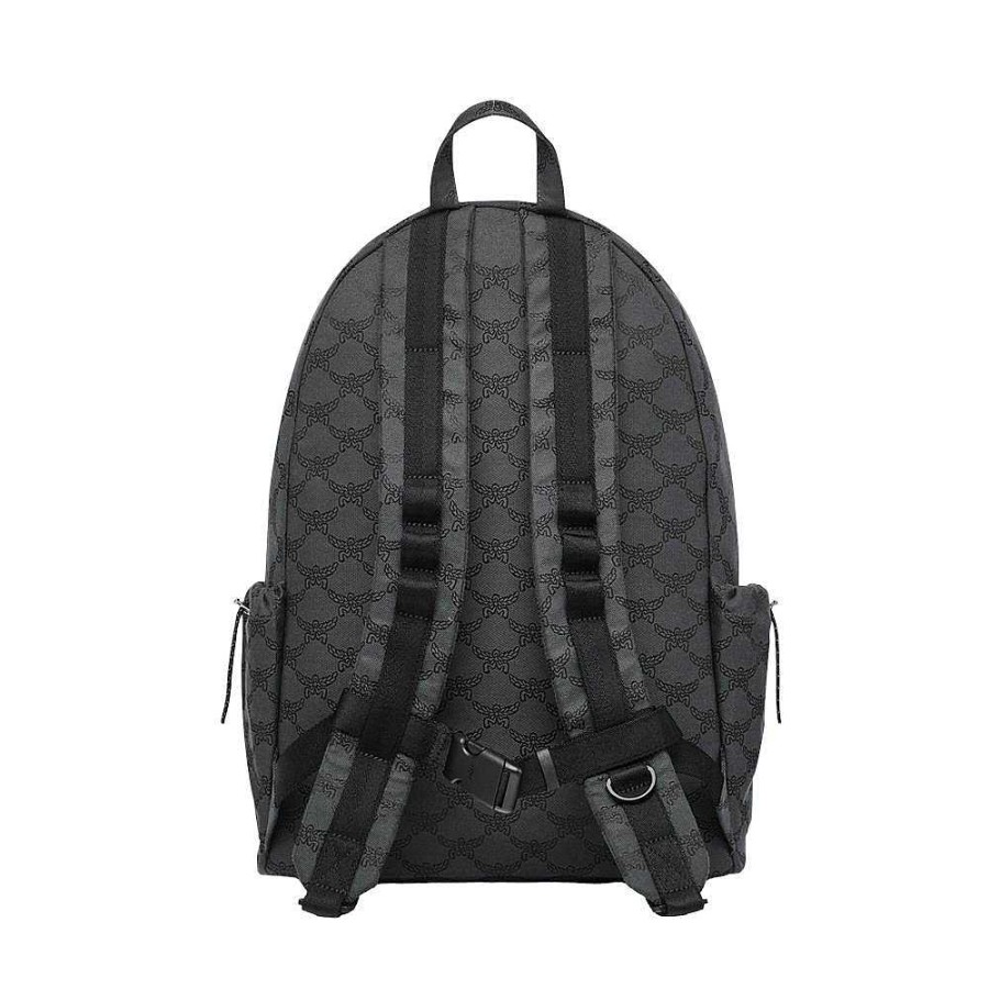 Men'S MCM | Mcm - Backpack Laurestos Gray