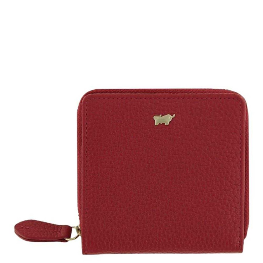 Ladies Braun Büffel | Braun Buffel - Wallet Asti Rfid S Red