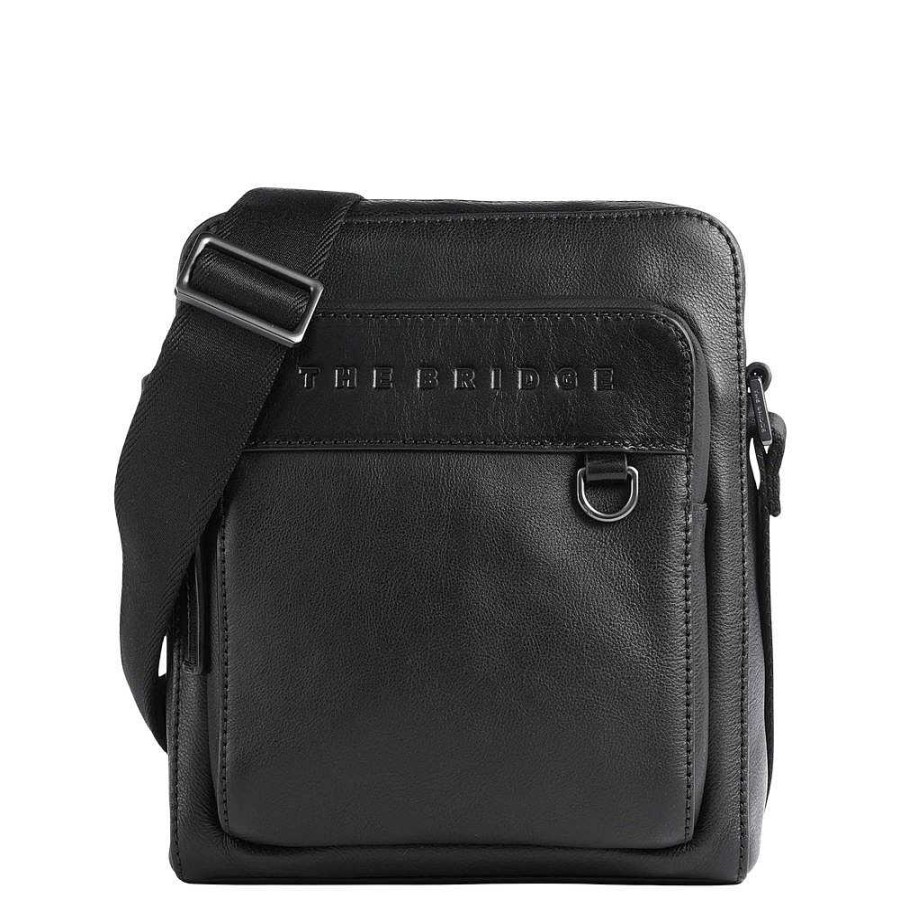 Men'S The Bridge | The Bridge - Shoulder Bag Black