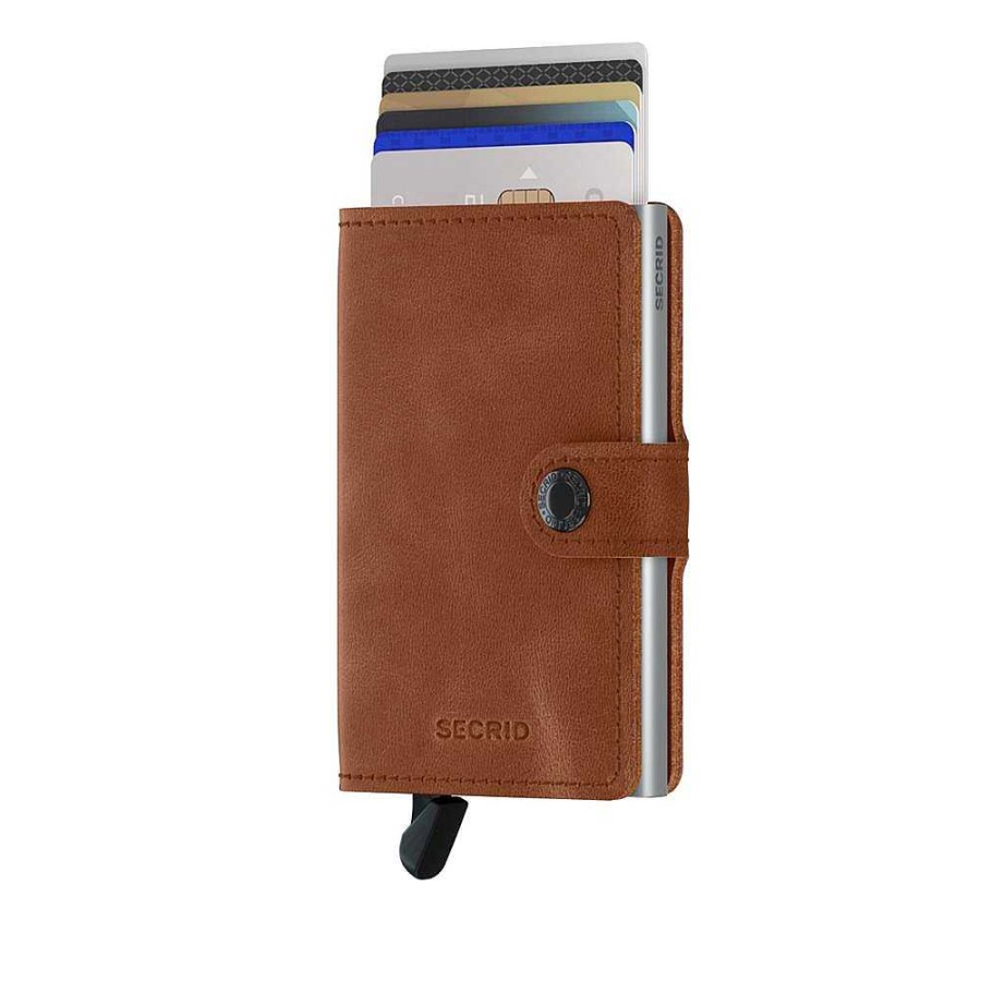 Men'S Secrid | Secrid - Mini Wallet Vintage Brown