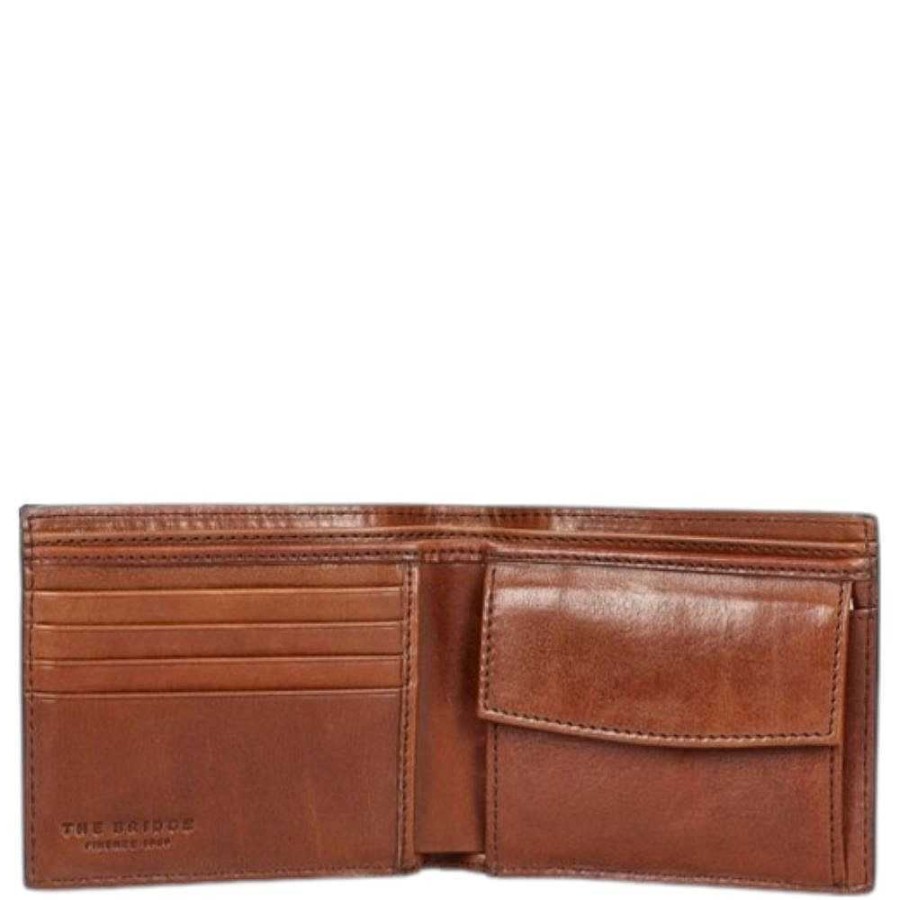 Men'S The Bridge | The Bridge - Wallet Brown