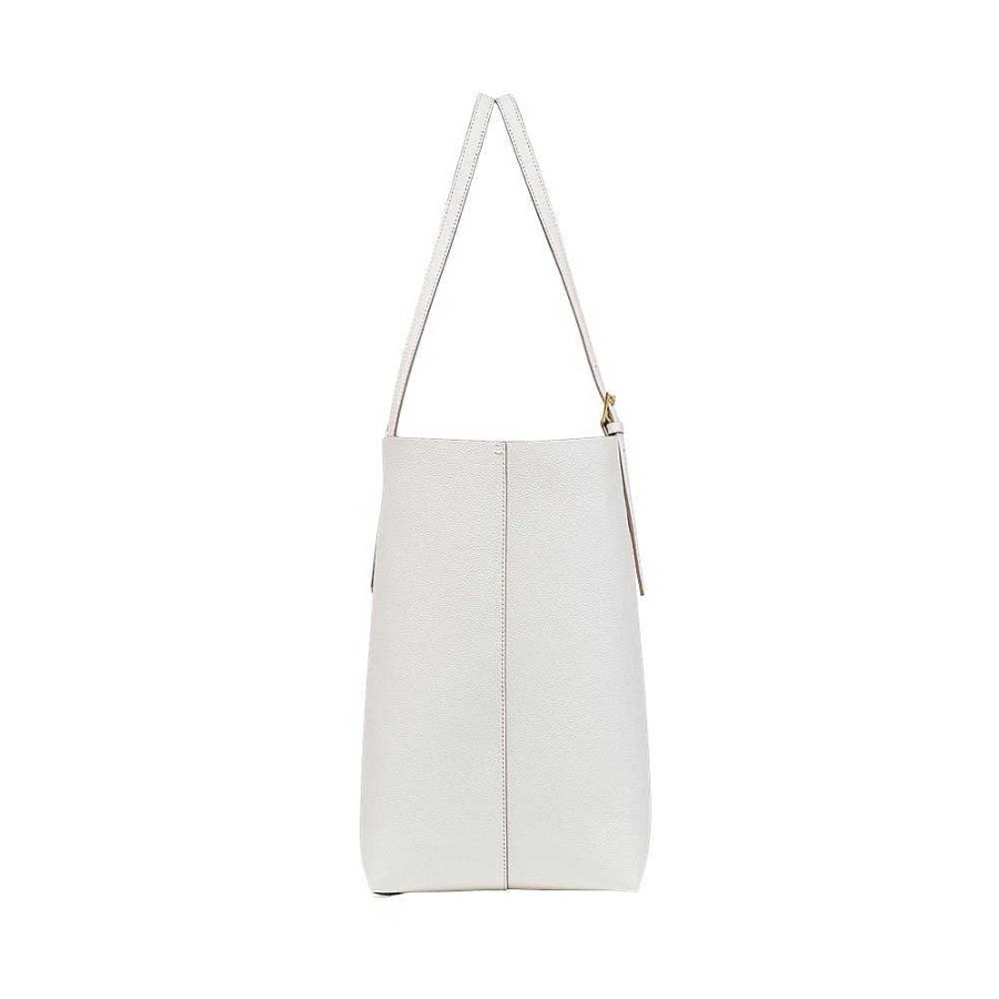 Ladies MCM | Mcm - Shopper Lauretos Mini White