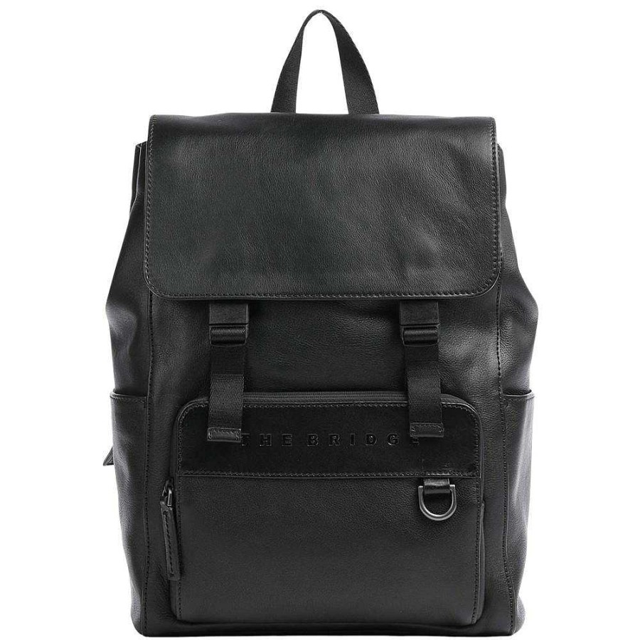 Men'S The Bridge | The Bridge - Backpack Black