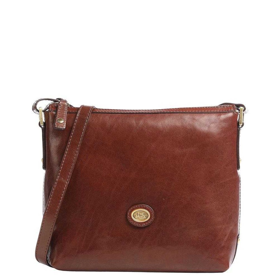 Ladies The Bridge | The Bridge - Shoulder Bag Brown