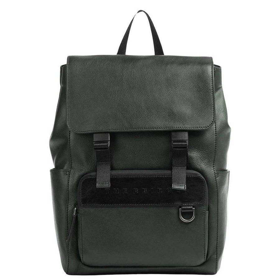 Men'S The Bridge | The Bridge - Backpack Green