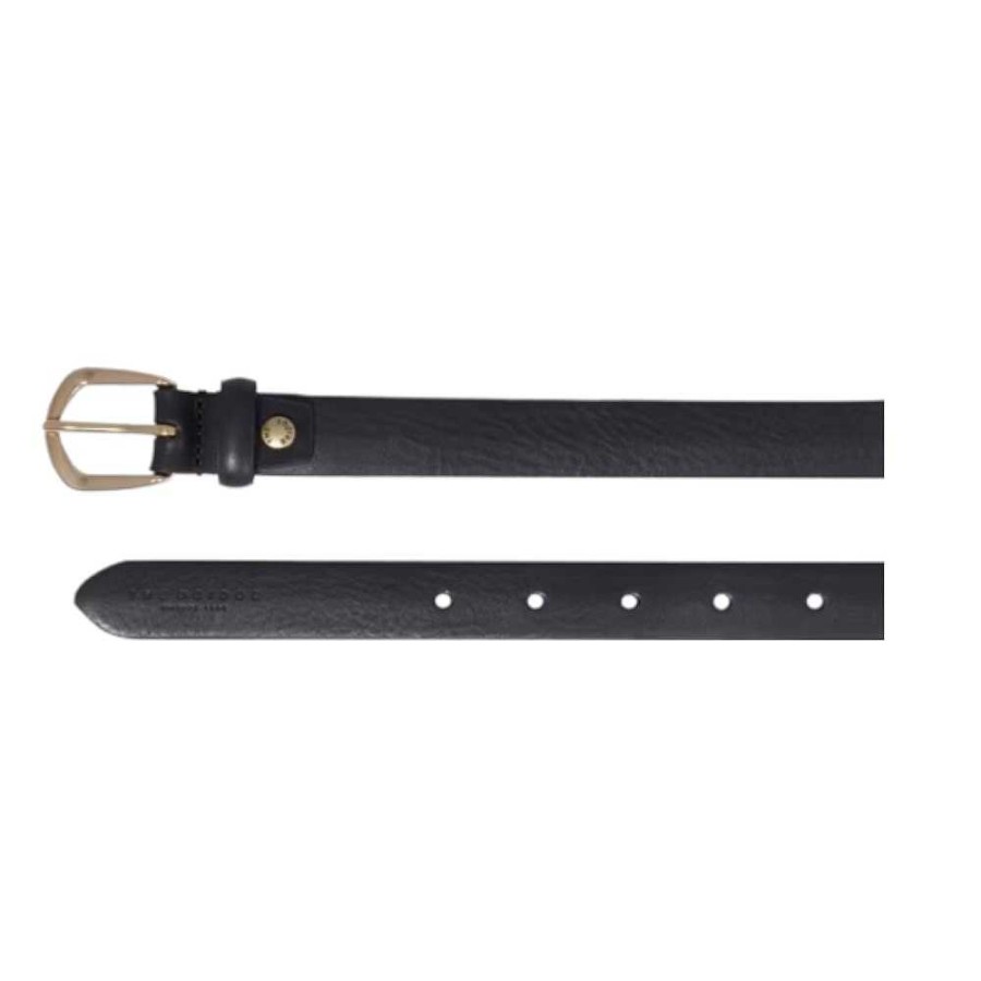 Ladies The Bridge | The Bridge - Women'S Belt 2.5Cm Black