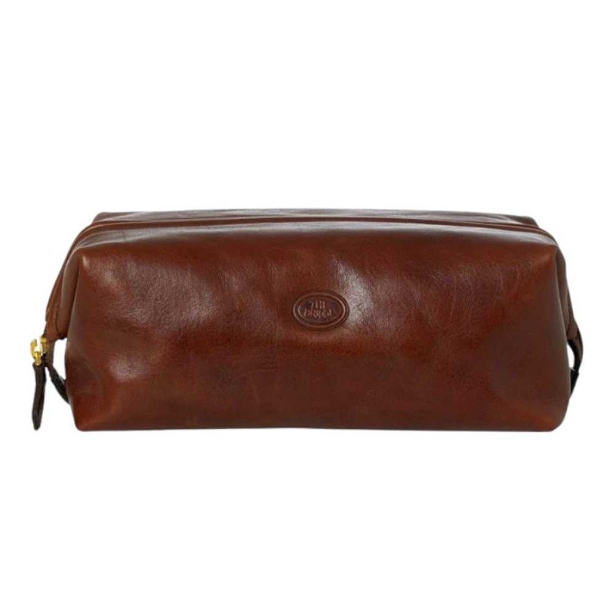 Men'S The Bridge | The Bridge - Necessaire Brown