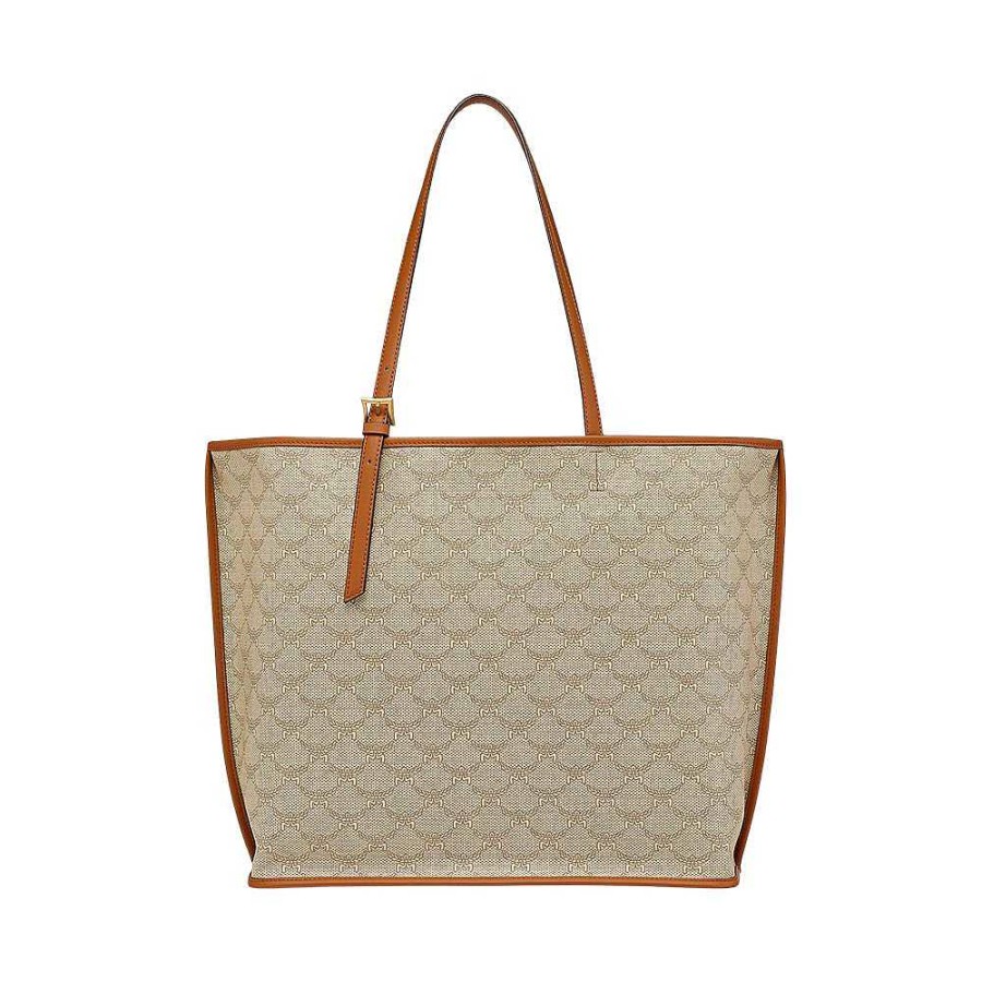 Ladies MCM | Mcm - Shopper Lauretos M Beige